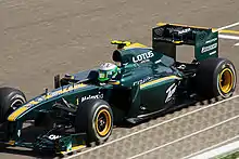 Photo de la Lotus T127 de Kovalainen à Sakir