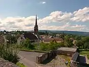 Vue sur le village de Heiligenberg.