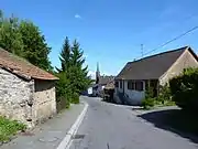 Le haut du village.