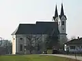 Vue de l'église, côté ouest