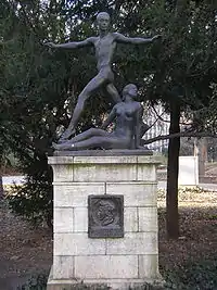 Francfort, le plus vieux monument, encore existant, 1913, Georg Kolbe.