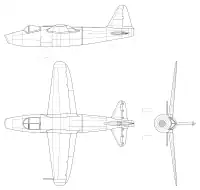 vue en plan de l’avion