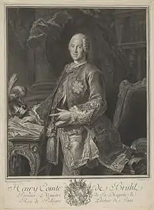 Heinrich von Brühl (1700–1763), premier ministre de Saxe