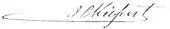signature de Heinrich Kiepert
