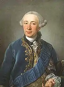 Portrait du comte Heinrich Carl von Schimmelmann