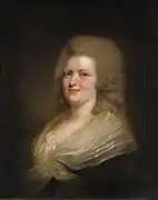 Portrait de Clotilde de France, huile sur toile, v. 1780.