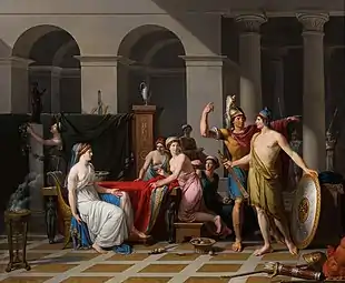 Hélène et Pâris (1799), Louisville, Speed Art Museum.