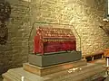 La tombe de sainte Brigitte dans l'église de l'abbaye de Vadstena.