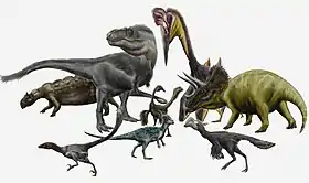 Image illustrative de l’article Dinosaures au Paléocène