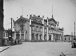 L'ancienne gare centrale d'Helsinki en 1907