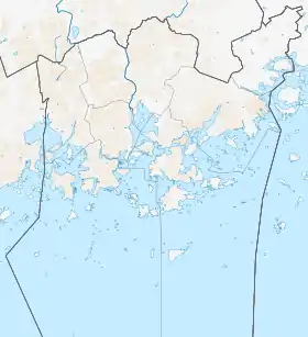 Géolocalisation sur la carte : Helsinki/Finlande