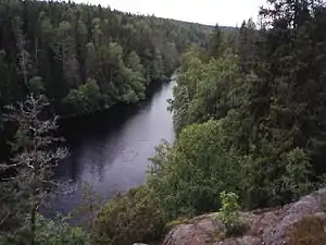 Le parc national de Helvetinjärvi.