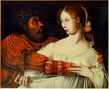 Tarquin et Lucrèce, 1550, Palais des beaux-arts de Lille.