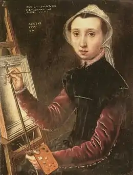 Autoportrait de Catharina van Hemessen (1548)