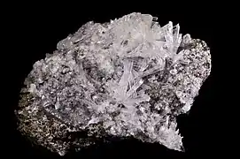 Hémimorphite et Calcite - Jabad Daylan Arabie Saoudite - (9 × 6,5 cm)