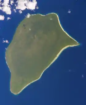 Image satellite de Henderson Island.