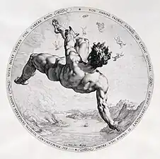 Hendrik Goltzius, La Chute de Phaéton.