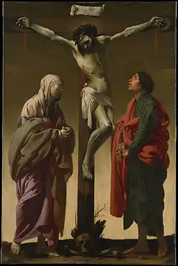 Hendrick Ter Brugghen, La Crucifixion avec la Vierge et saint Jean, 1625, Metropolitan Museum of Art, New York.