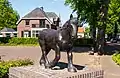 Hengelo, la sculpture Paardendorp Hengelo (« village du cheval de Hengelo »).