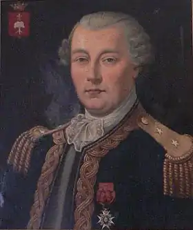 Portrait du chef d'escadre César-Henri Boscal de Réals (1723-1796).