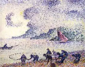 Henri-Edmond Cross, Pêcheurs, 1895.