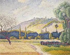 Paysage (vers 1896-1899), Honolulu Academy of Arts.