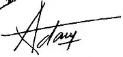 signature de Henri-Georges Adam