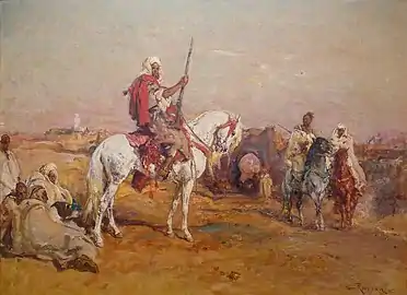 Le soir aux portes de Meknès, par Henri Émilien Rousseau, 1925.