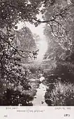 Le Matin embrumé à Villeneuve-l'Etang, carte postale Salon de Paris, 1910.