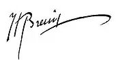 signature de Henri Breuil