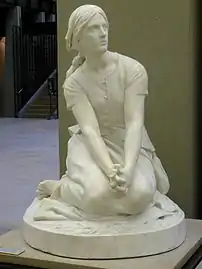 Jeanne d'Arc écoutant ses voix (1872), marbre, Paris, musée d'Orsay.
