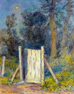 La Porte, mai 1937, huile sur toile, collection privée.