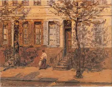 Scène de rue (1912), Paris, musée Marmottan.
