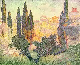 Cyprès à Cagnes (1910), Paris, musée d'Orsay.