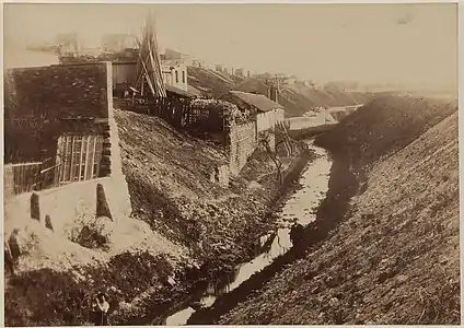 Henri Émile Cimarosa Godefroy : bief de la Butte-aux-Cailles, état primitif