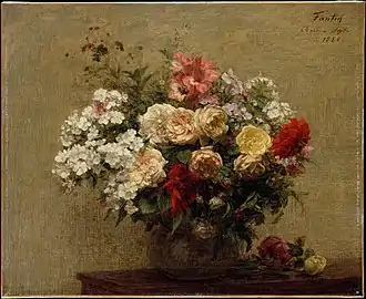 Fleurs d'été (1880), New York, Metropolitan Museum of Art.