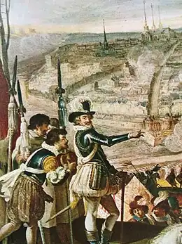 Henri IV devant Amiens en juin 1597.