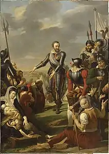 Henri IV devant Paris en août 1590, Versailles, musée de l'Histoire de France