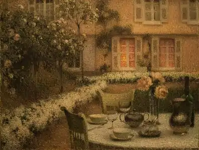 La Table dans le jardin blanc à Gerberoy (1900), musée des Beaux-Arts de Gand.