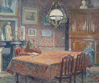 Sous la lampe (1904), musée des beaux-arts de Nancy.