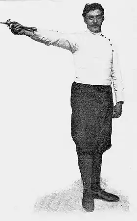 Henri Masson, médaille d'argent au fleuret aux JO de Paris 1900.