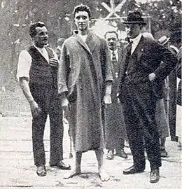 Henri Padou, détenteur du record de France du 200 mètres en 1922.