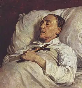 Portrait de Madame Mazois sur son lit de mort (1866), Paris, musée d'Orsay.