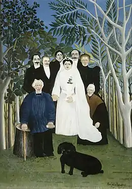 La Noce (1904), par Henri Rousseau.