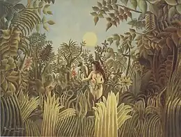 Henri Rousseau, Ève dans le jardin d'Éden (vers 1906-1910).