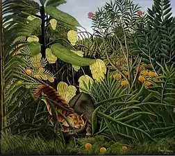 Henri Rousseau, Combat de tigre et de buffle (1908)