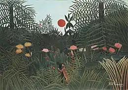 Forêt vierge au soleil couchant, vers 1910 – Kunstmuseum, Bâle.