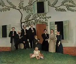 La Famille (années 1890), par Henri Rousseau.