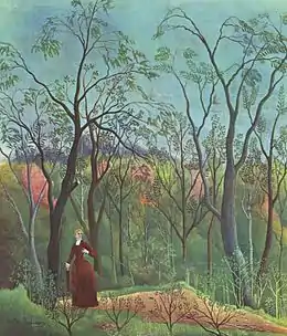 La Promenade dans la forêt, Rousseau