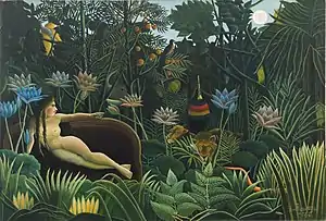 Le Rêve, toile du Douanier Rousseau.La peinture en 1910 sur Commons